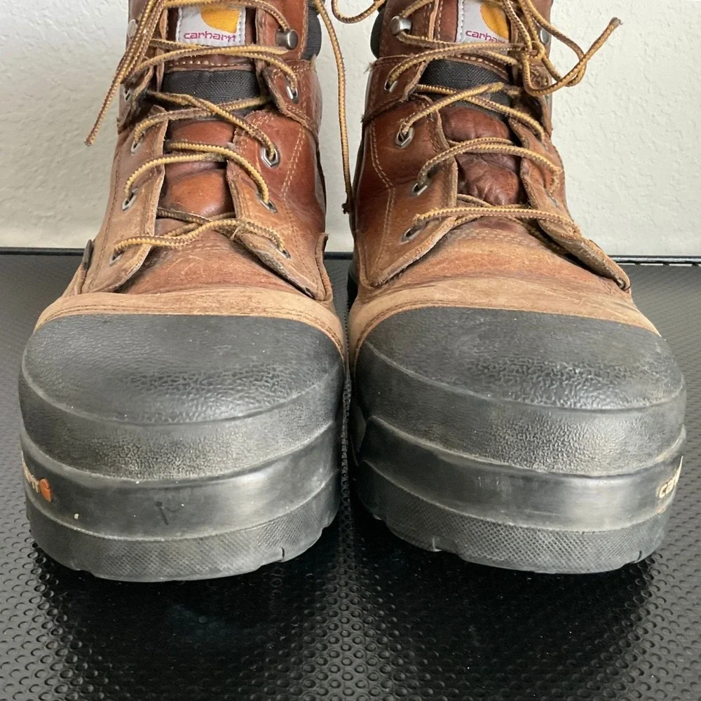 Carhartt Ground Force CME6355 Brown Waterproof Composite Toe Work Boots Mens 12M